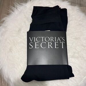 Victoria’s Secret Vintage Trump L’oeil Ph Black Tights